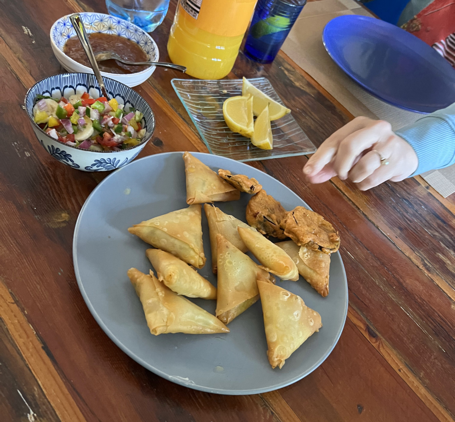 Finished Samosas