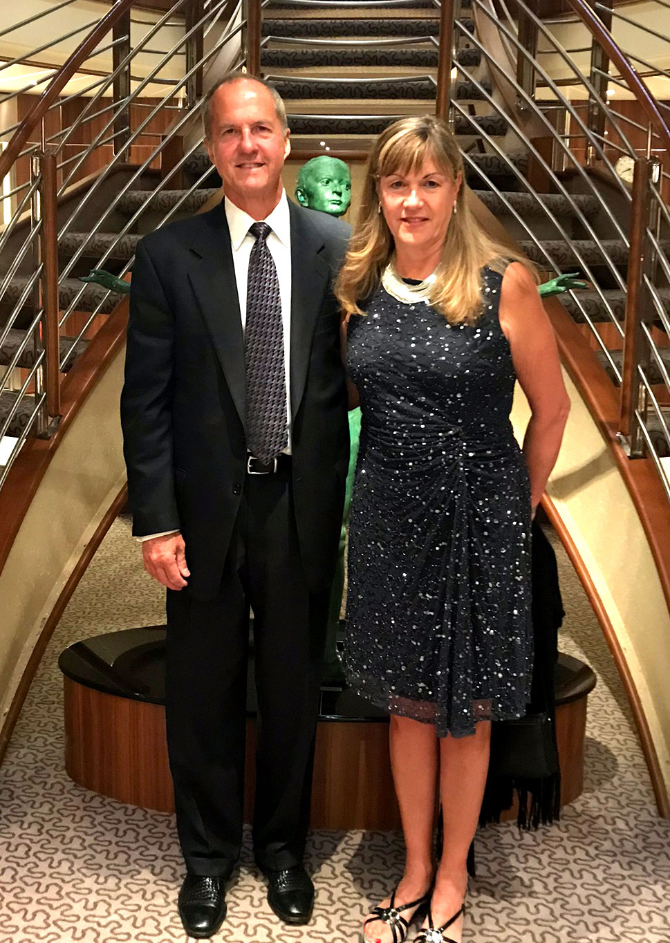 Mike and Kathy dressed up