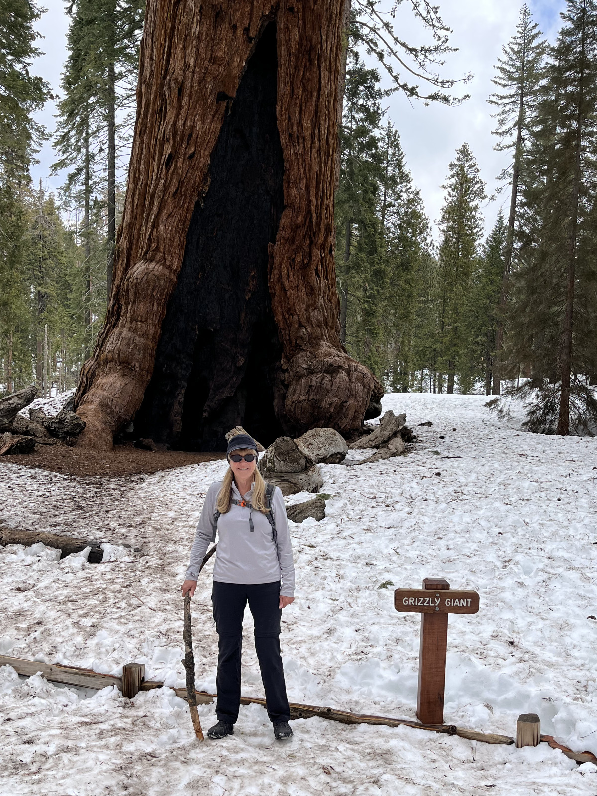 Kathy and Grizzly Giant