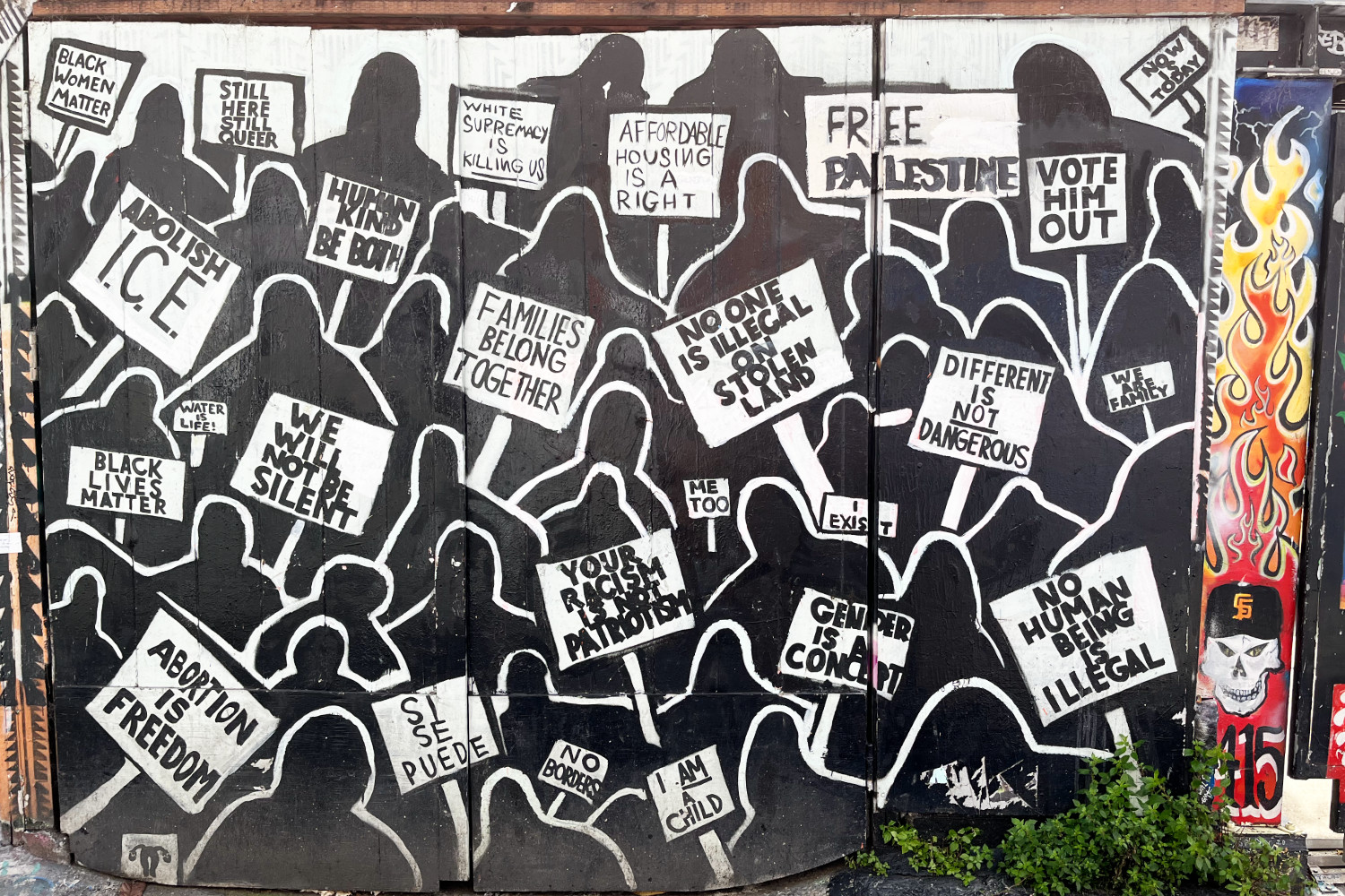 Left Wing Murals