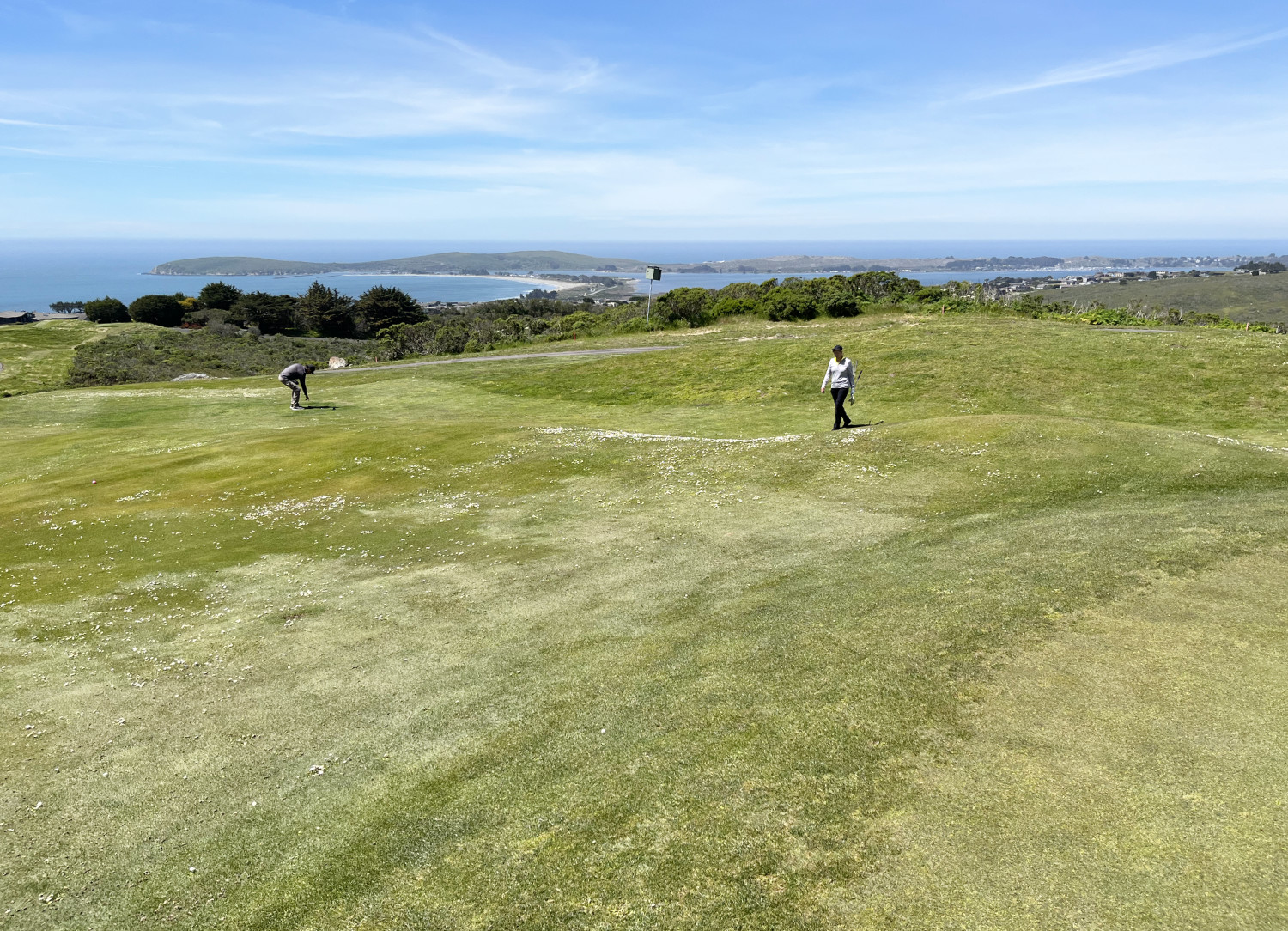 Kathy and Martin on Links