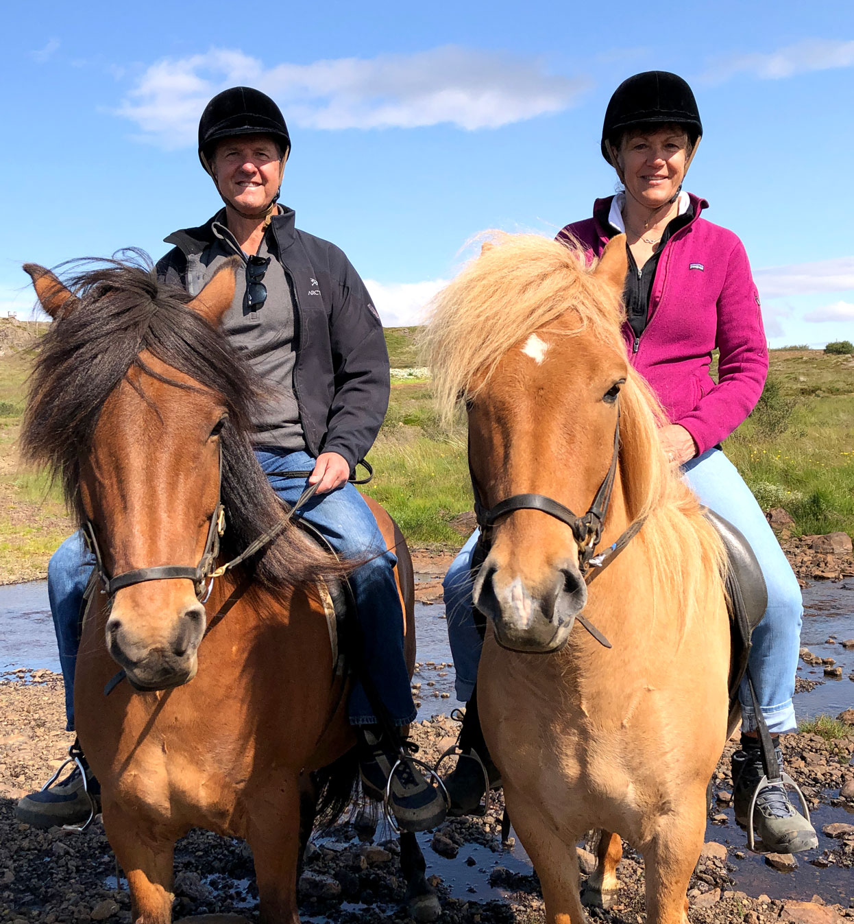 Mike and Kathy on Horses