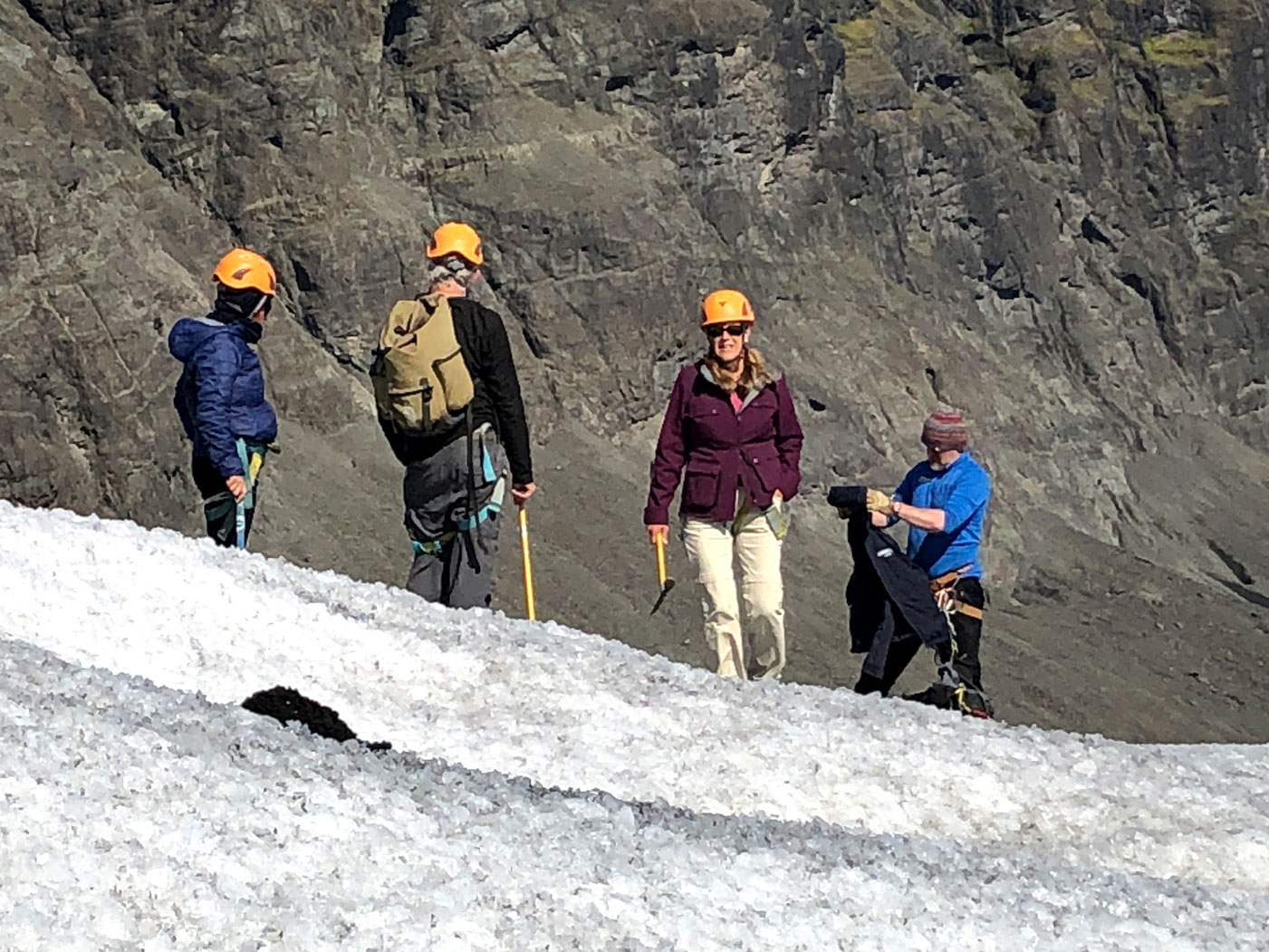 Kathy on Glacier 2