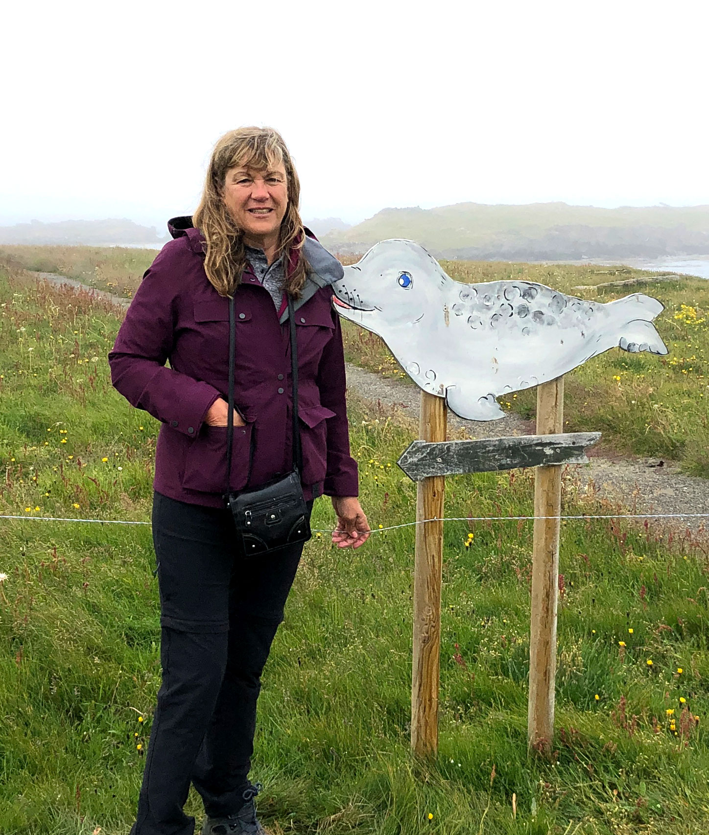 Kathy with Seal