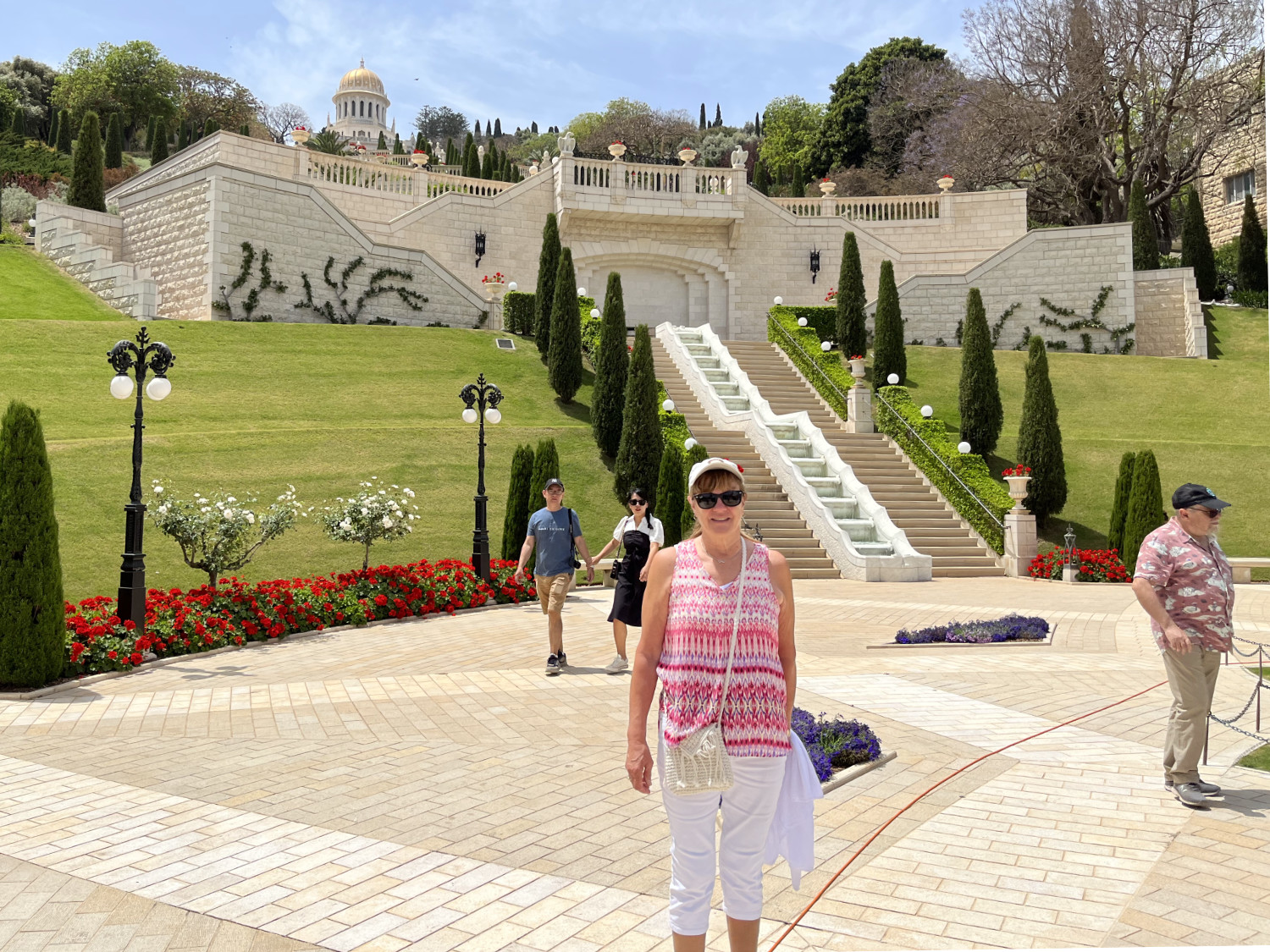 Kathy at Bahai Garden