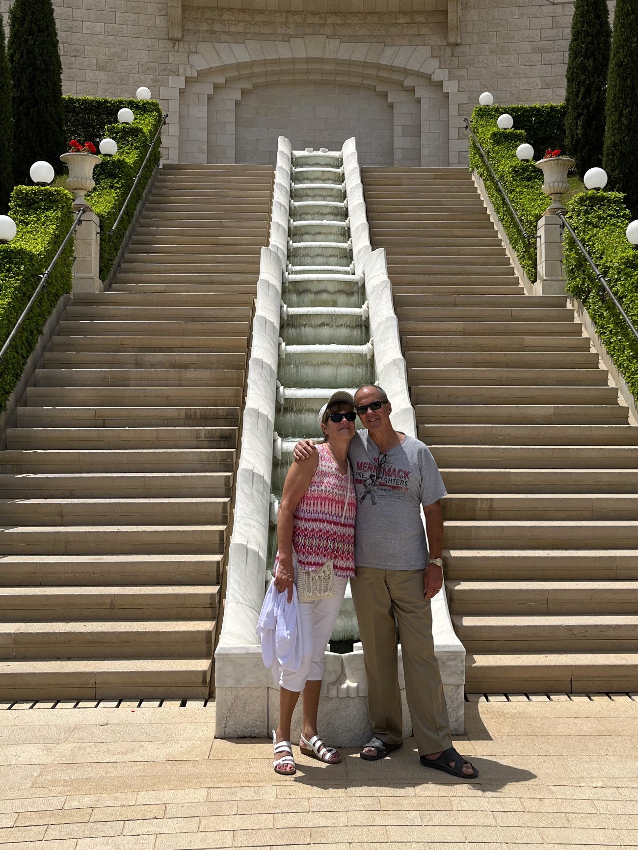 Mike and Kathy at Bahai