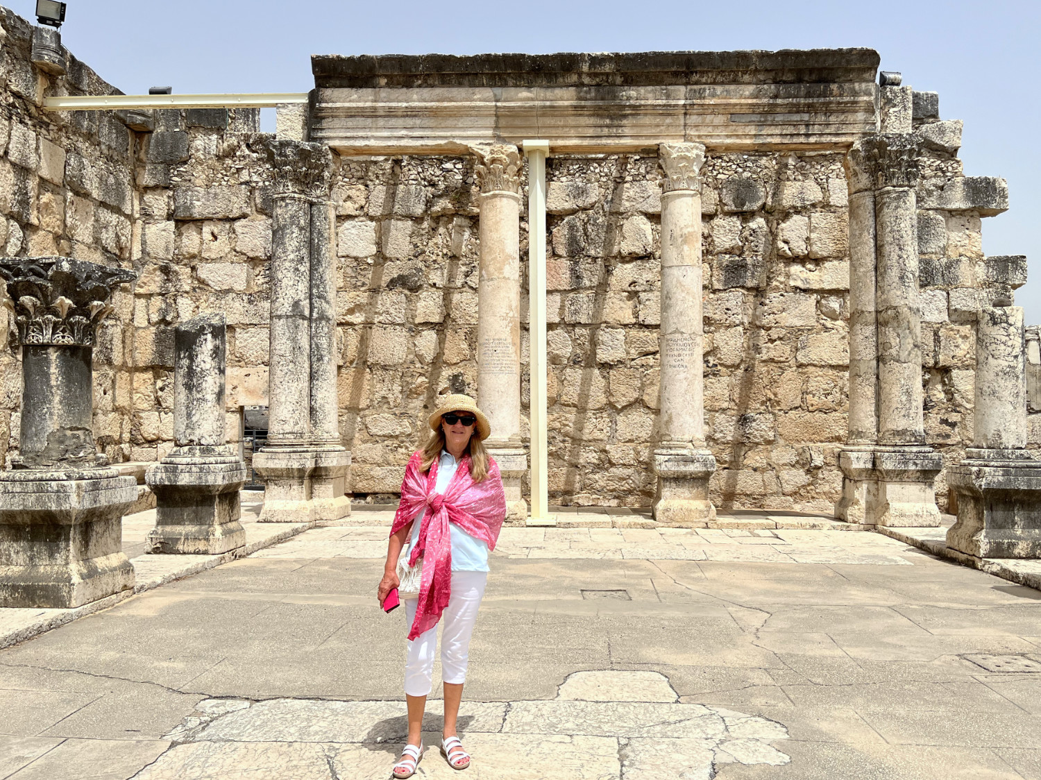 Kathy at Ruins