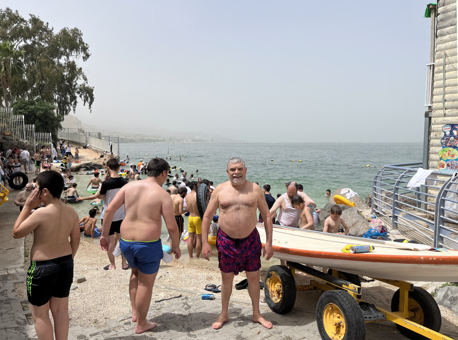 Lenny at Hasidic Beach