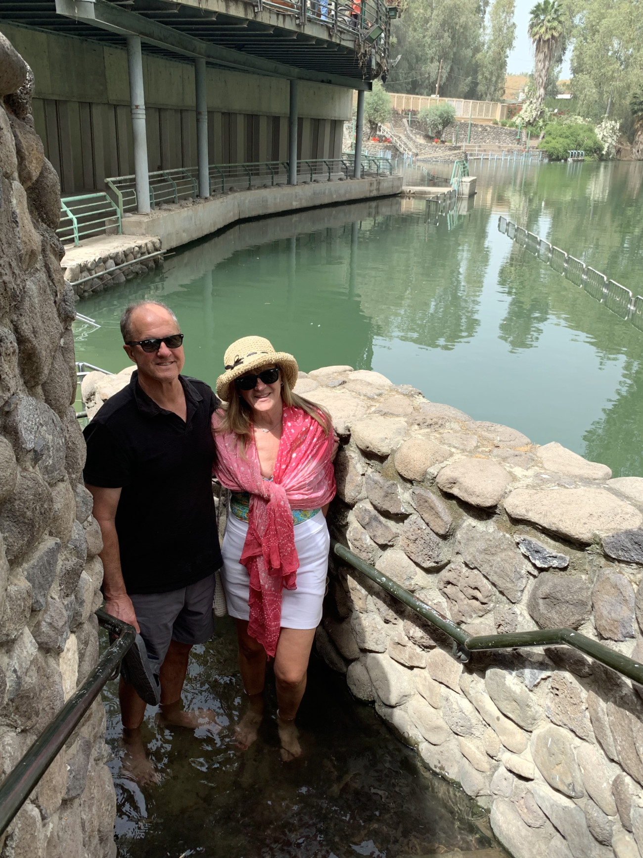Kathy and Mike in River Jordan