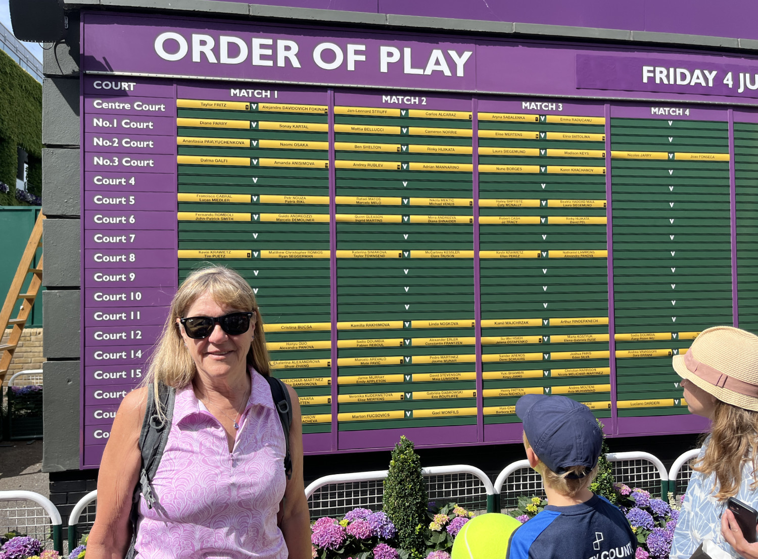 Order of Play