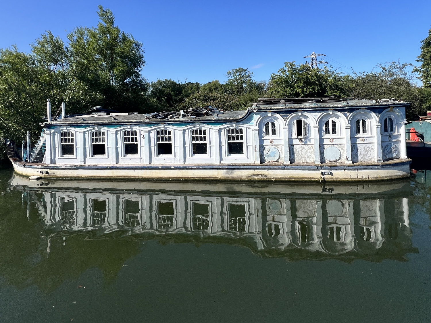 Roman looking barge