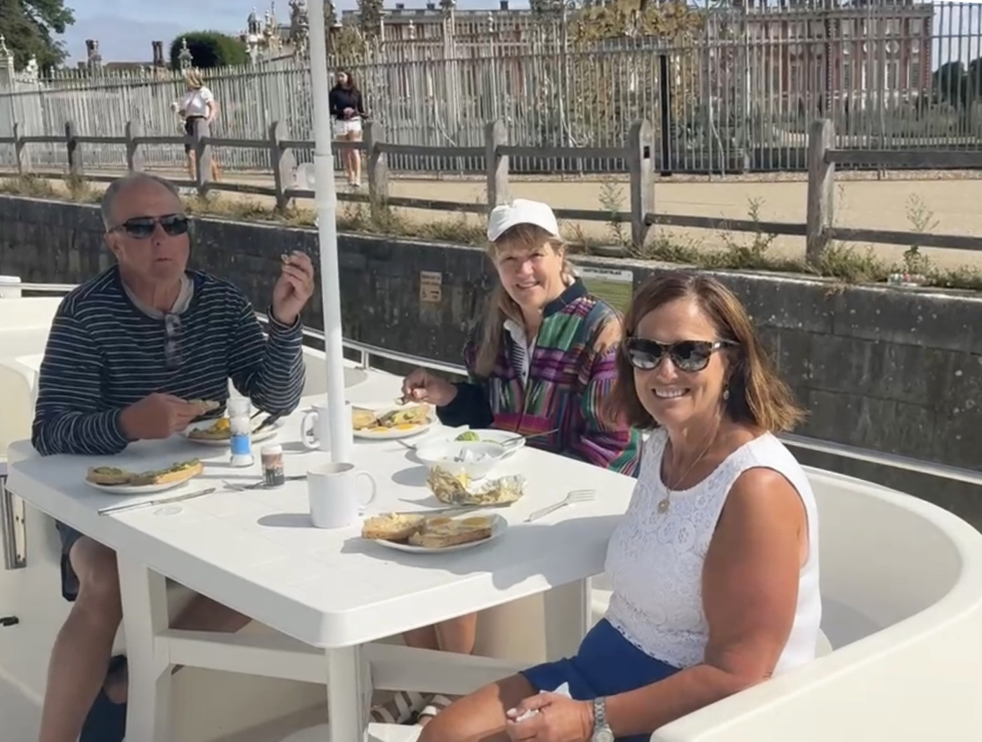 Snack on the boat