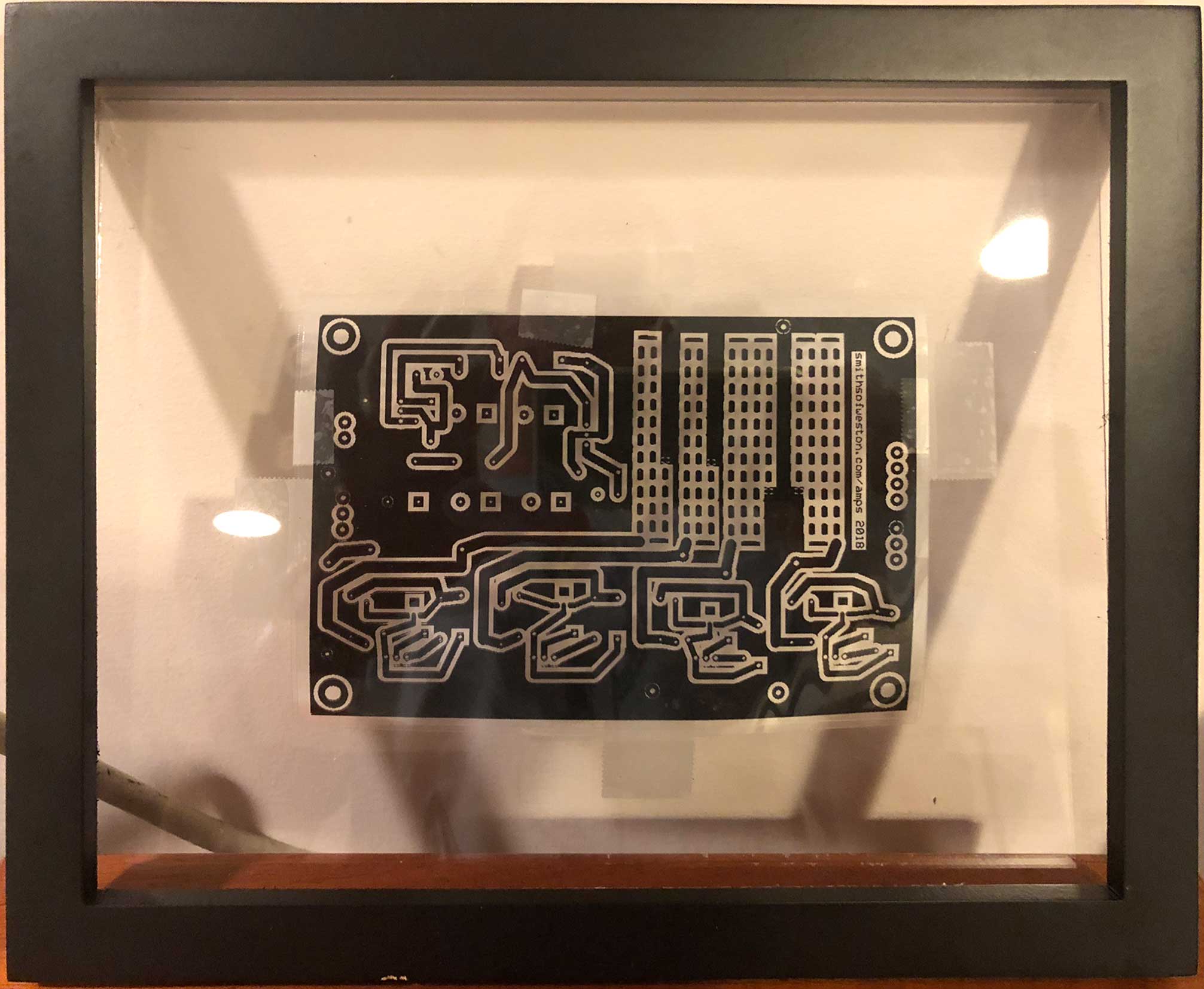 Taped to Picture Frame