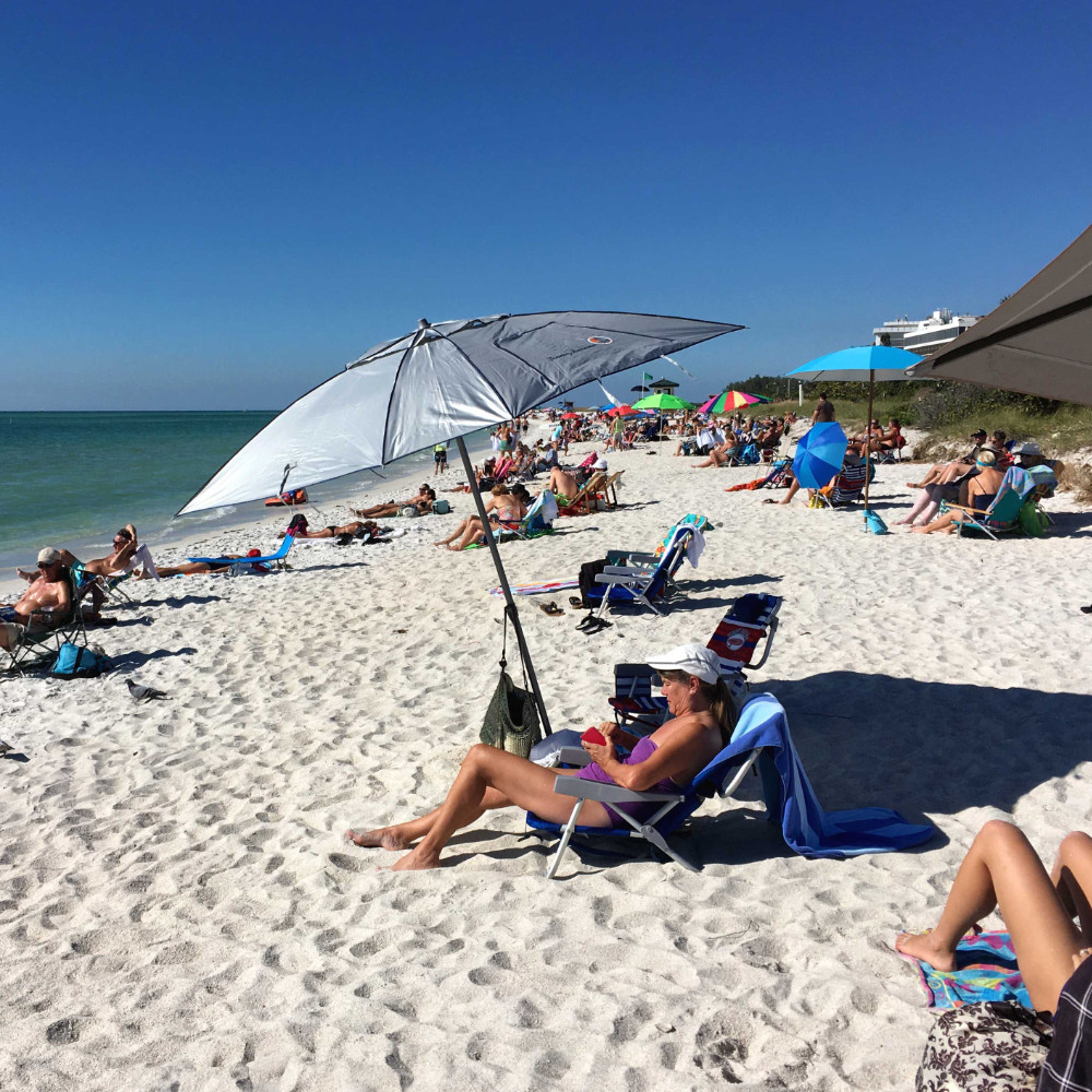 Busy Lido Beach